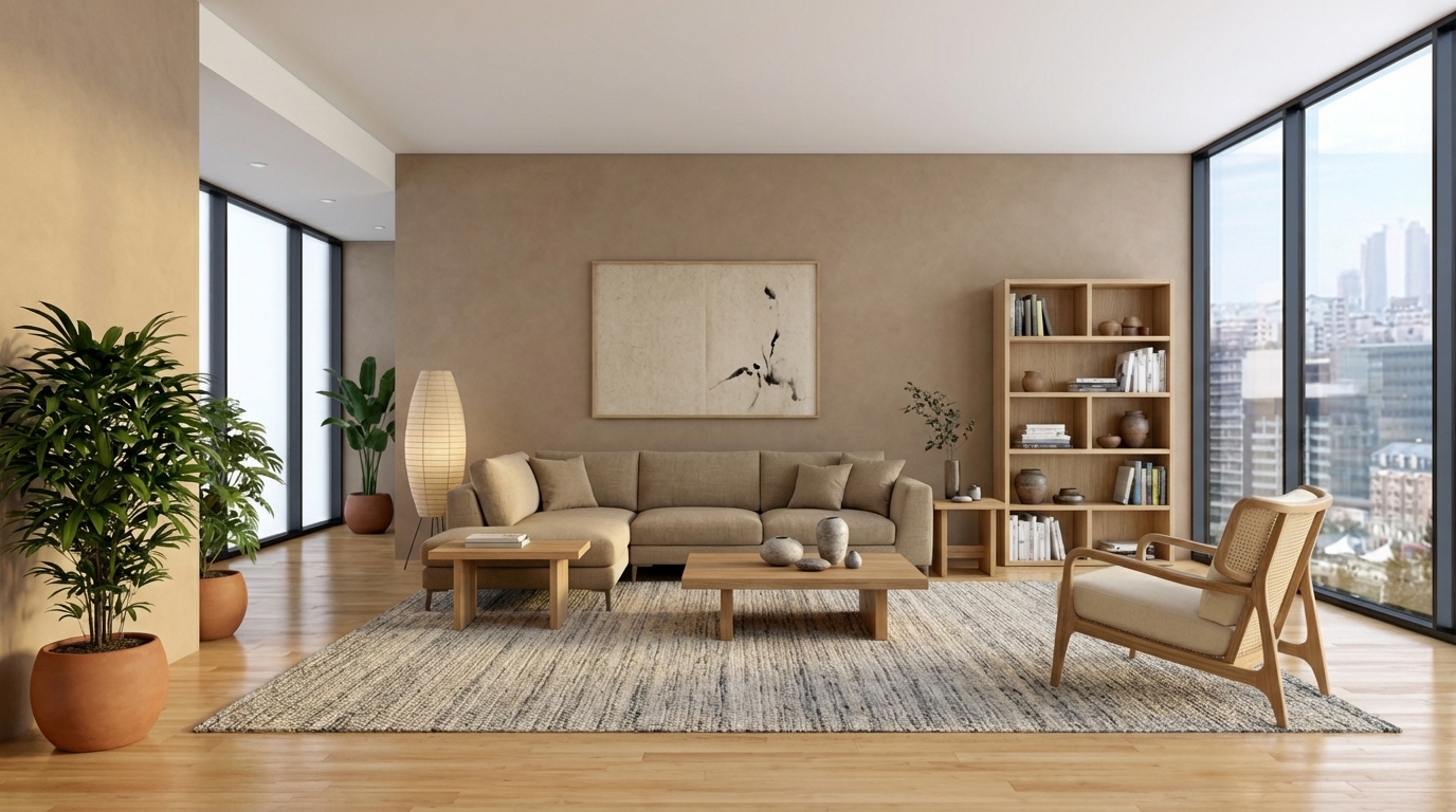 Japandi interior design style